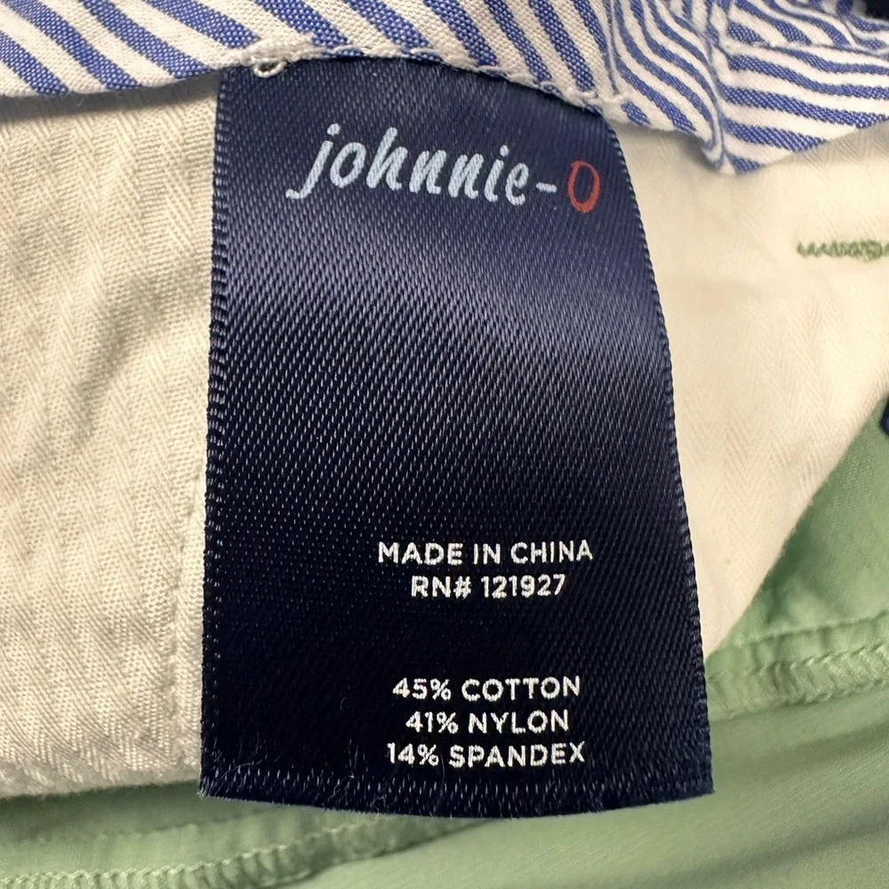 Johnnie-O Jupiters Stretch Cotton Performance Golf Shorts Sz 34